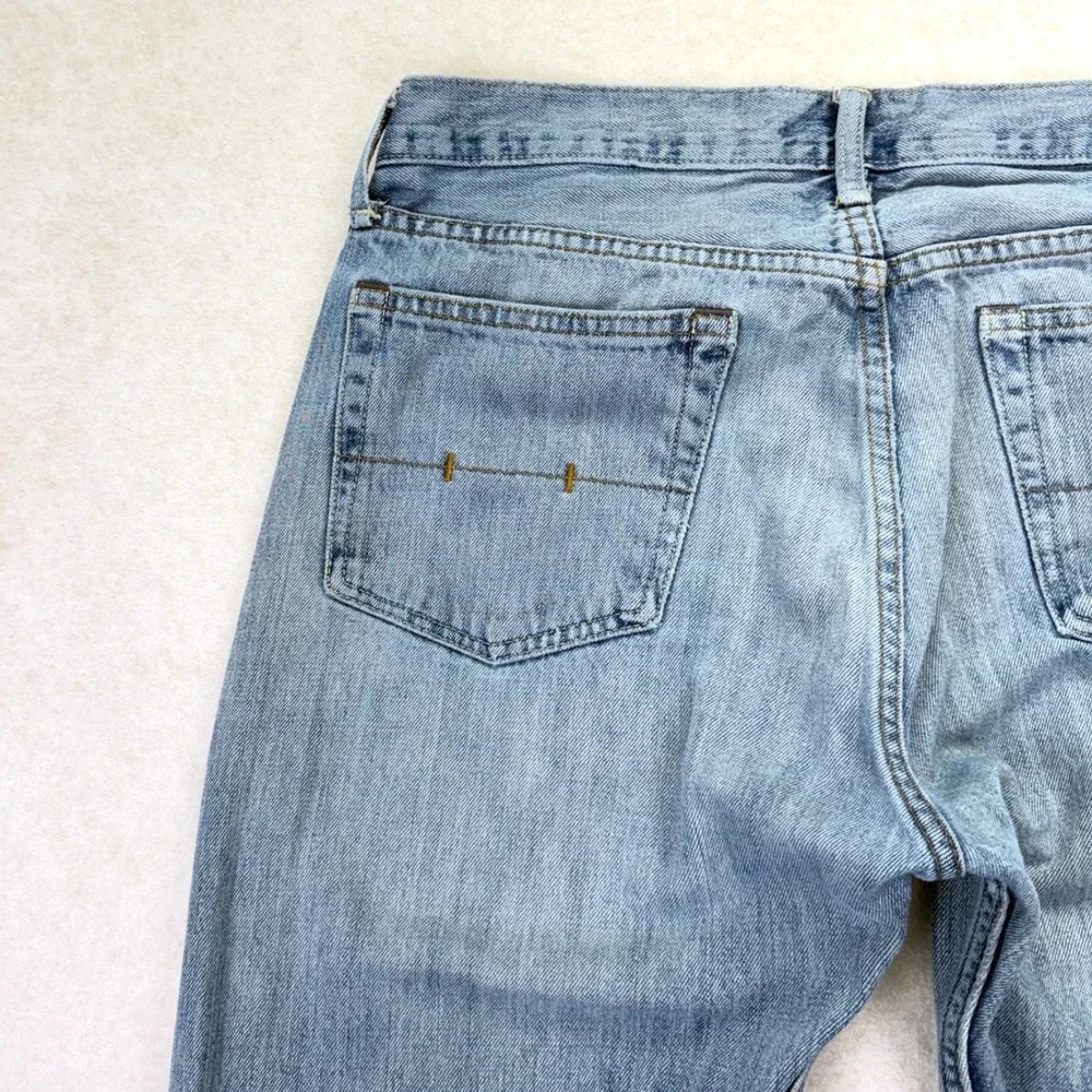 VTG Y2K Polo Ralph Lauren Classic Fit 34x30 Light Wash Denim Men's Jeans Cotton